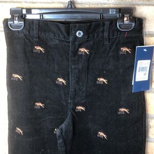 Kitestrings corduroy black pants sz 12 boys